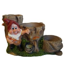 GARDEN GNOMES LARGE PLANT POT