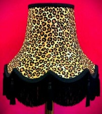 Leopard Print Lamp shades Floor Table & Standard Lampshades Ceiling Wall Lights.