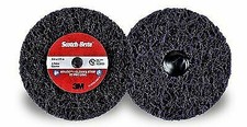 3M 05814 Clean & Strip Wheel Scotch-Brite Roloc 100 mm x 13 mm x 6 mm. Purple