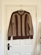 Mens Vintage Austin Reed Shetland Pure New Wool Knit  Jumper 42 Inch Chest Large