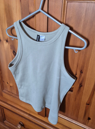 Ribbed vest top size - top,