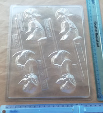 Penguin with Santa Hat chocolate lollipop mould/Christmas penguin plastic mould