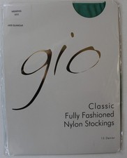 Jade Glamour Gio Classic Fully Fashioned Memphis Nylon Stockings - 10.0 - new
