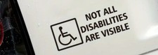 not all disabilities are