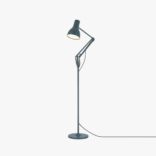 Floor lamp grey adjustable - floor,