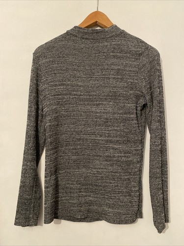 Grey polo neck jumper - grey,