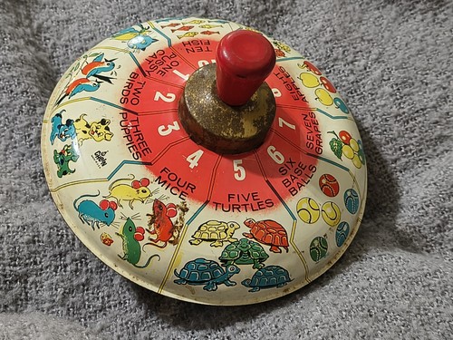 Vintage old tin litho - old,