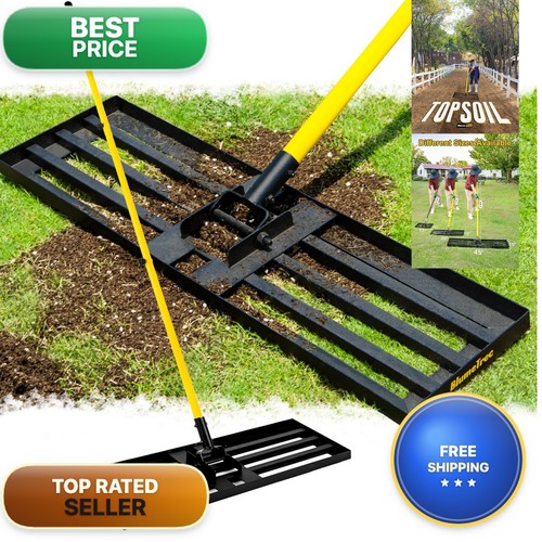 Blumetrec lawn leveling rake - lawn,