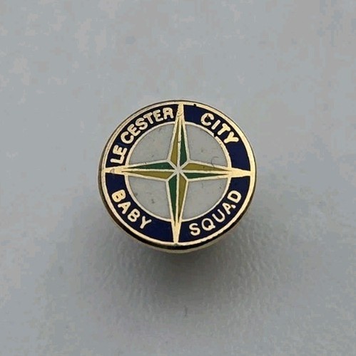 Leicester city hooligan pin - city,