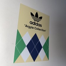 Adidas Argyle Metal Sign