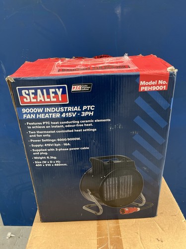 Sealey peh9001 9000w 415v - sealey,