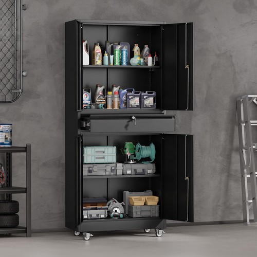 Metal garage storage cabinet - metal,