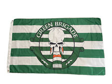 Glasgow Celtic FC The Green Brigade Flag 5ft By 3ft- Stickers Bhoys Scarf Shirt