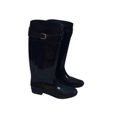 Lauren Ralph Lauren Rain Boots Rosalyn II Black Size 10