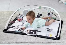 Tiny Love Gymini Musical Baby Play Mat Black White