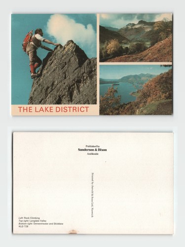 Postcard the lake district - postcard,