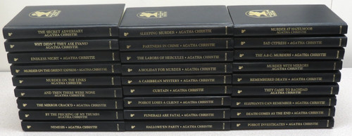 Large lot agatha - of, christie