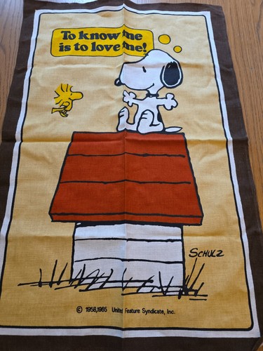 1958 vintage snoopy tea - tea, towel