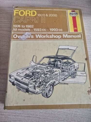 Haynes ford capri mark - haynes, ii