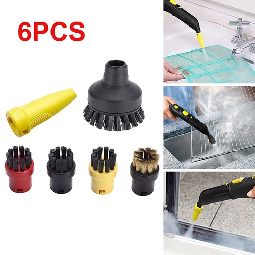 6pcs round brushes - 6pcs, nozzle