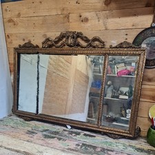 French wooden gilt antique