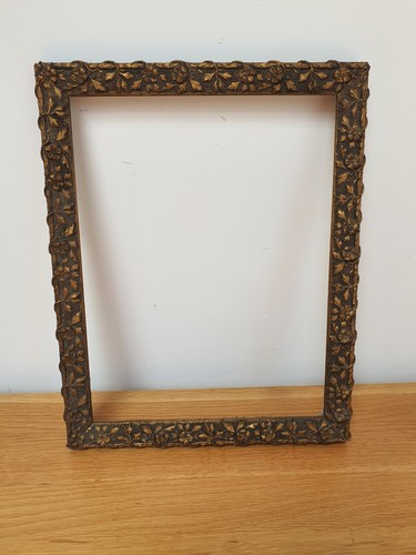 Antique gold ornate floral - ornate,
