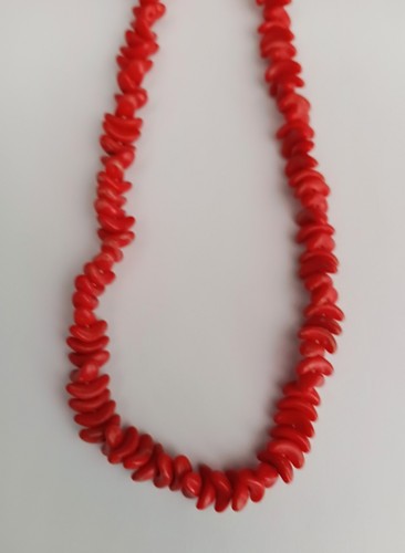 Vintage 1970s red real - , coral