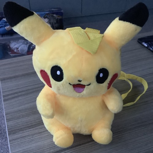 Plush pokemon pikachu backpack - plush,