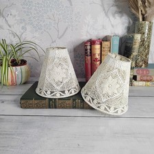 Pair of Handmade Off White