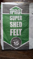 Roof pro 15 year Green Shed felt, (L)4m (W)1m