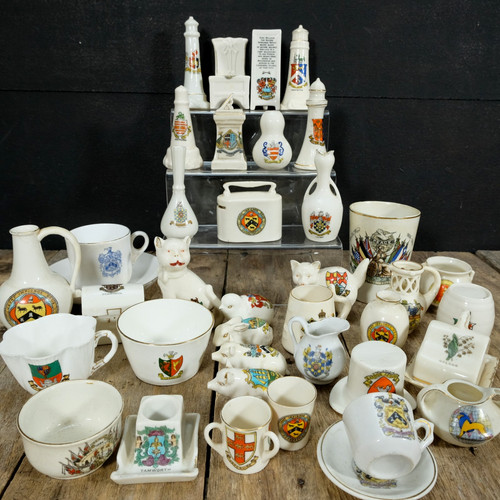 Vintage job lot crested - job,