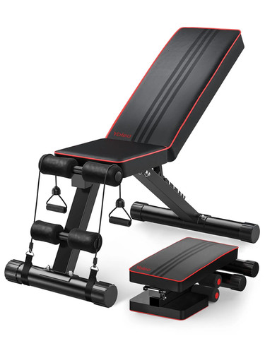 Yoleo adjustable weight bench - adjustable,