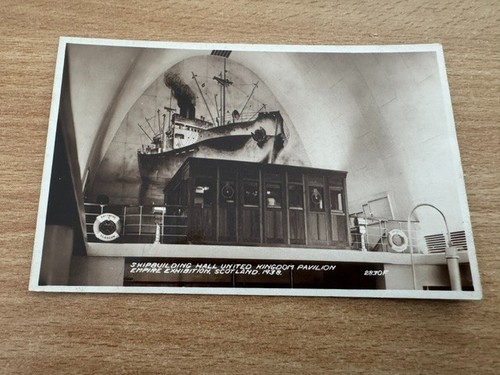 Postcard shipbuilding hall - postcard,