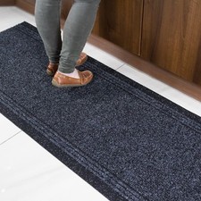 Black Grey Non Slip Mat Cut to