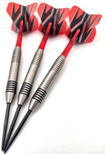 24g Tungsten Darts Set Dart Barrels, Stems & Strong Pentathlon Dart Flights