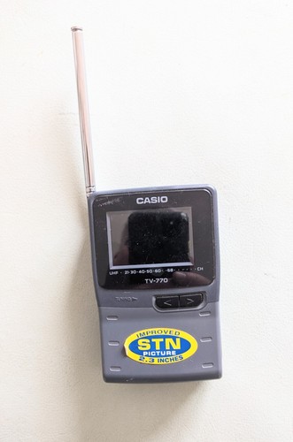 Casio 770d portable pocket - casio, tv-770d