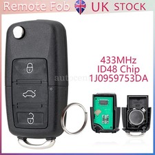 1J0959753DA Remote Key Fob for Skoda Octavia Fabia 2000 2001 2002 2003 2004 2005