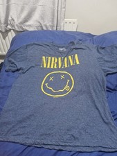 NIRVANA T Shirt Mens Smiley