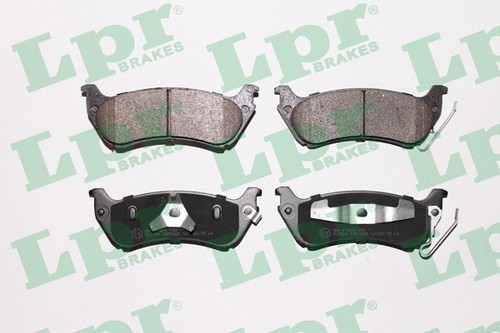 Rear brake pad set disc - set,