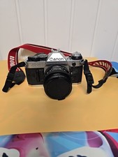Canon AE-1 Program 35mm Film Camera. W/ Canon FD 50mm 1:1.8 Lens. Battery Tested