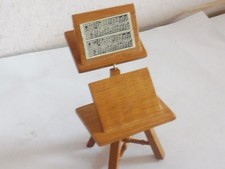 VINTAGE WOODEN 1:12 DOLLS HOUSE  SCRIPTORIUM /MUSIC STAND