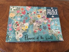 Talking Tables 500 Piece Jigsaw Puzzle Flowers of the World