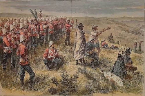 British regiments arrive - british,