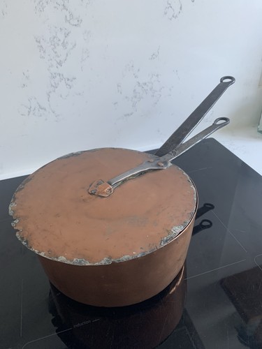 Antique french large copper - french,