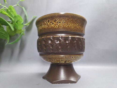 Mid century brown footed - mid,