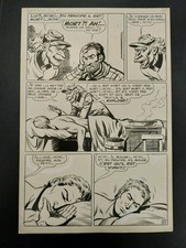Carabina Slim #8 Onofrio Brahms Bramante Vintage Original Page 1968 Zagor Tex
