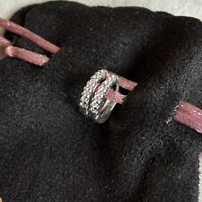 NEW Pandora - Huggie Pave CZ Hoop Earrings