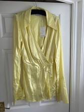Rat and Boa Paloma Yellow mini dress, NWT M RRP £165