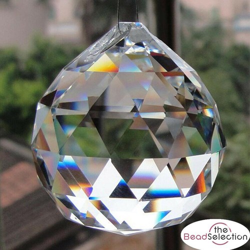 25mm crystal glass faceted - glass,