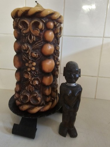 Vintage african hand carved - african,